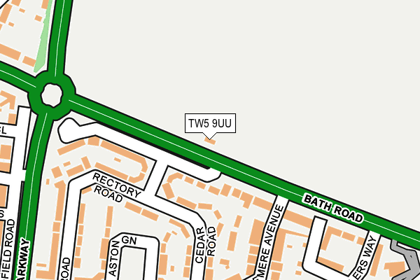 TW5 9UU map - OS OpenMap – Local (Ordnance Survey)