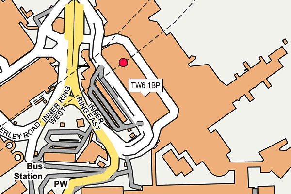 TW6 1BP map - OS OpenMap – Local (Ordnance Survey)