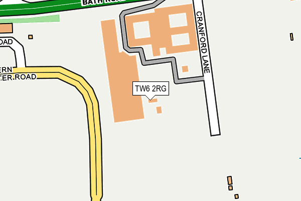 TW6 2RG map - OS OpenMap – Local (Ordnance Survey)