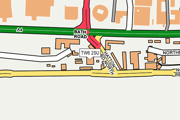 TW6 2SU map - OS OpenMap – Local (Ordnance Survey)