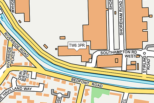 TW6 3PR map - OS OpenMap – Local (Ordnance Survey)