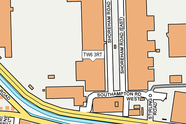 TW6 3RT map - OS OpenMap – Local (Ordnance Survey)