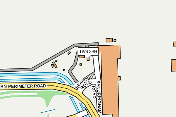 TW6 3SH map - OS OpenMap – Local (Ordnance Survey)