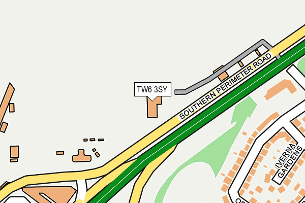 TW6 3SY map - OS OpenMap – Local (Ordnance Survey)
