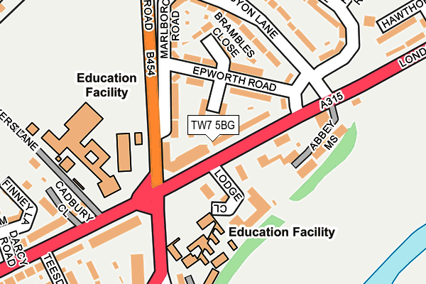 Map of ARWIN FOODS LIMITED at local scale