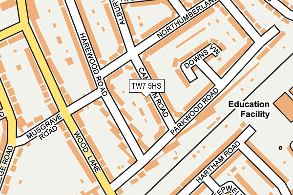 Map of HOUNSLOW WOLVES LIMITED at local scale