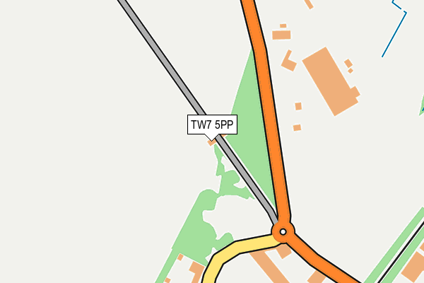 TW7 5PP map - OS OpenMap – Local (Ordnance Survey)