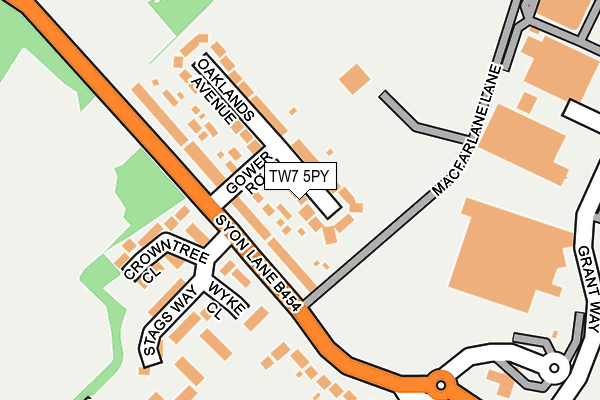 Map of WEST LONDON IMAGING LTD at local scale