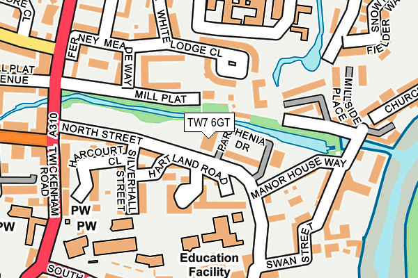 TW7 6GT map - OS OpenMap – Local (Ordnance Survey)