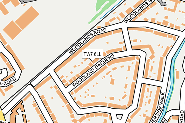 TW7 6LL map - OS OpenMap – Local (Ordnance Survey)