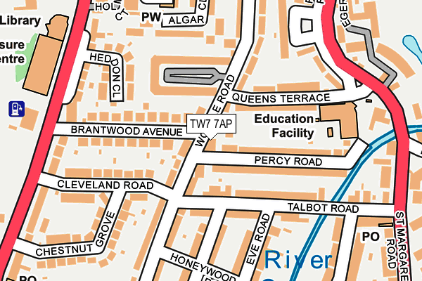 TW7 7AP map - OS OpenMap – Local (Ordnance Survey)