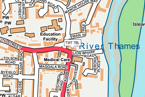 Map of SVK CONSULTANCY LIMITED at local scale