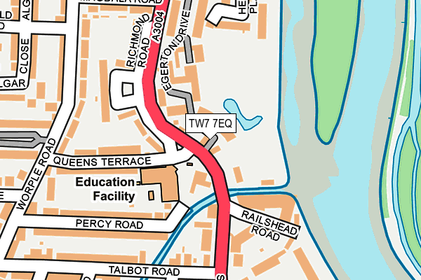 TW7 7EQ map - OS OpenMap – Local (Ordnance Survey)