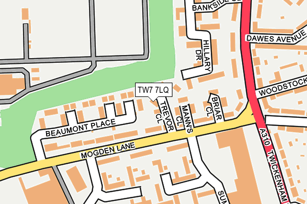 TW7 7LQ map - OS OpenMap – Local (Ordnance Survey)