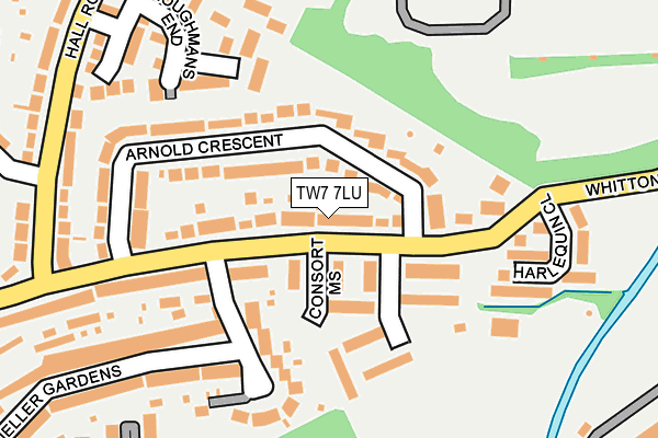 TW7 7LU map - OS OpenMap – Local (Ordnance Survey)