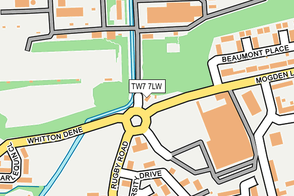 TW7 7LW map - OS OpenMap – Local (Ordnance Survey)