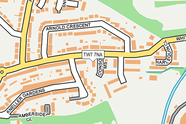 TW7 7NA map - OS OpenMap – Local (Ordnance Survey)