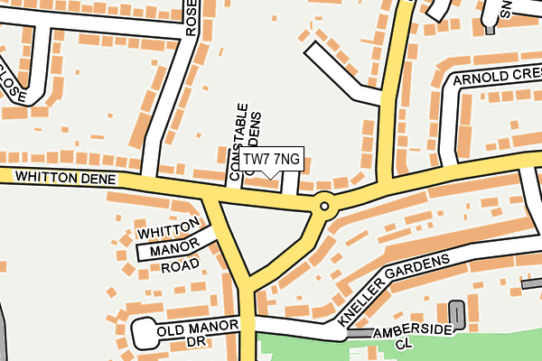 TW7 7NG map - OS OpenMap – Local (Ordnance Survey)