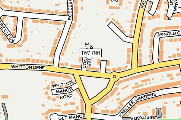 TW7 7NH map - OS OpenMap – Local (Ordnance Survey)
