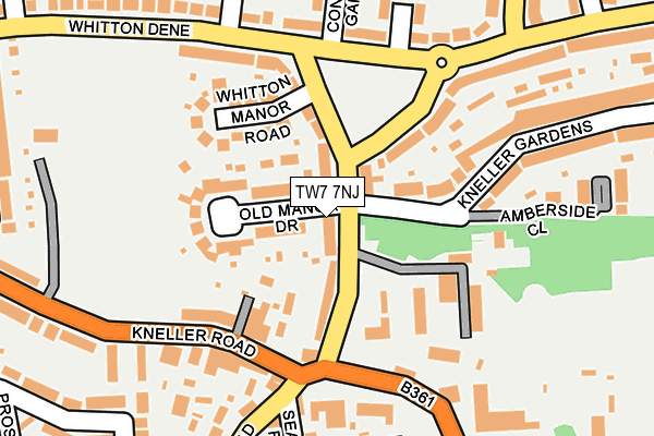 TW7 7NJ map - OS OpenMap – Local (Ordnance Survey)