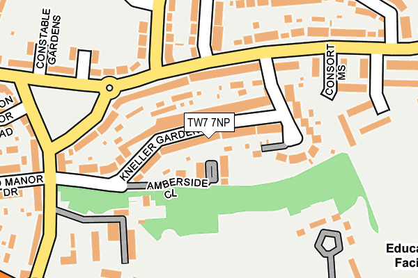 Map of BROOKLANDS CAR VALETING LIMITED at local scale