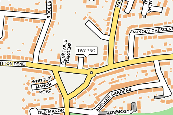 TW7 7NQ map - OS OpenMap – Local (Ordnance Survey)