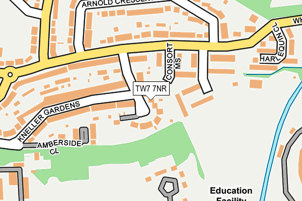 TW7 7NR map - OS OpenMap – Local (Ordnance Survey)