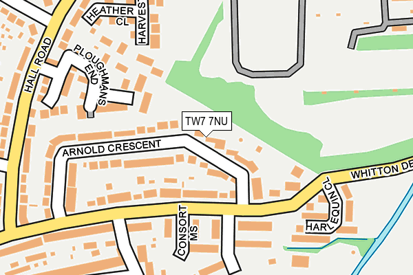 TW7 7NU map - OS OpenMap – Local (Ordnance Survey)