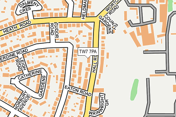 TW7 7PA map - OS OpenMap – Local (Ordnance Survey)