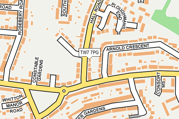 TW7 7PG map - OS OpenMap – Local (Ordnance Survey)