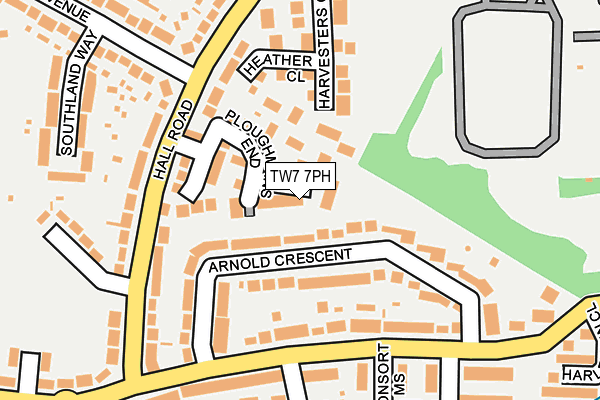 TW7 7PH map - OS OpenMap – Local (Ordnance Survey)