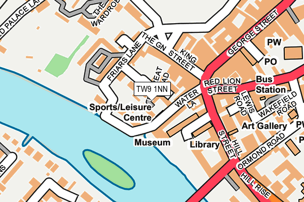 TW9 1NN map - OS OpenMap – Local (Ordnance Survey)