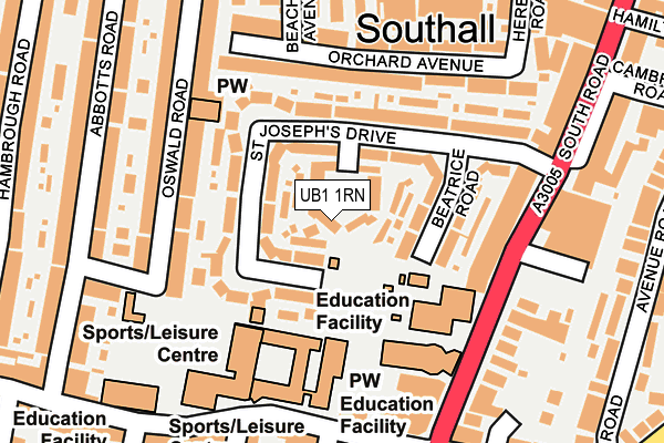 Map of RAAZ ESTATES LTD at local scale