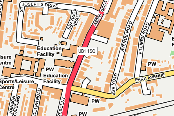 Map of PRECYCLE LIMITED at local scale