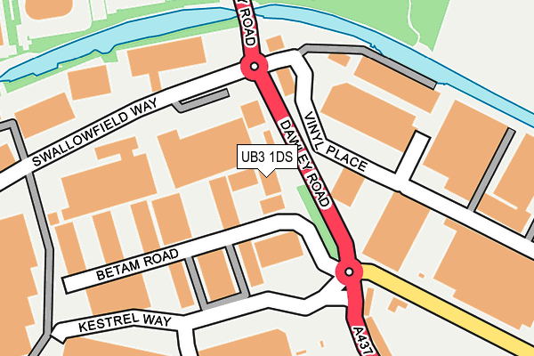 Map of BIG BAR LIMITED at local scale