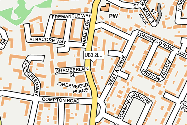 Map of DREAM2 PROPERTIES LTD at local scale
