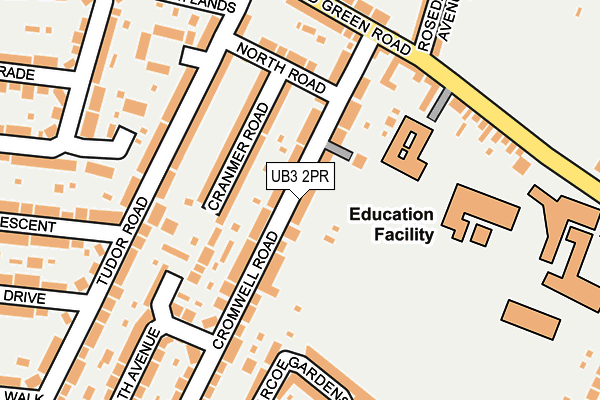 Map of UJF LTD at local scale