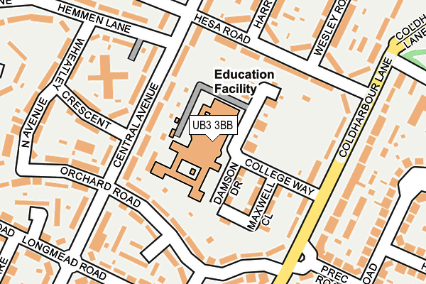 Map of EXECUTIVE CHARTERS LTD at local scale