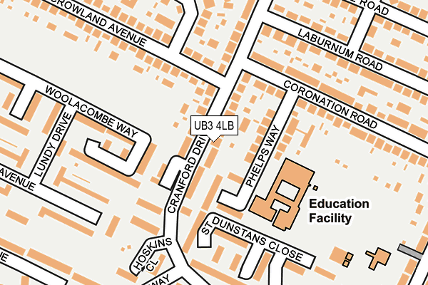 Map of TAXI4U LTD at local scale