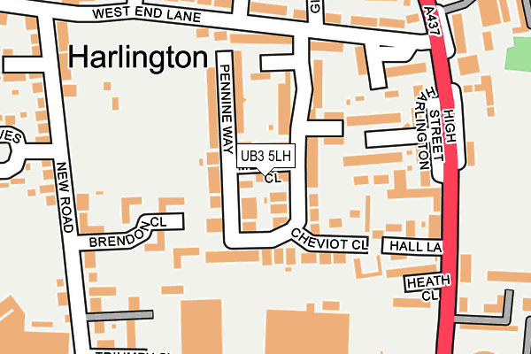 Map of JSN HAULAGE LTD at local scale