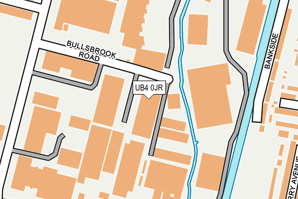 UB4 0JR map - OS OpenMap – Local (Ordnance Survey)