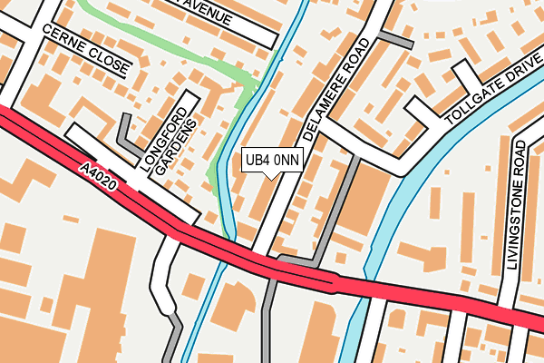 Map of A1 GABLES DEVELOPMENT LTD at local scale
