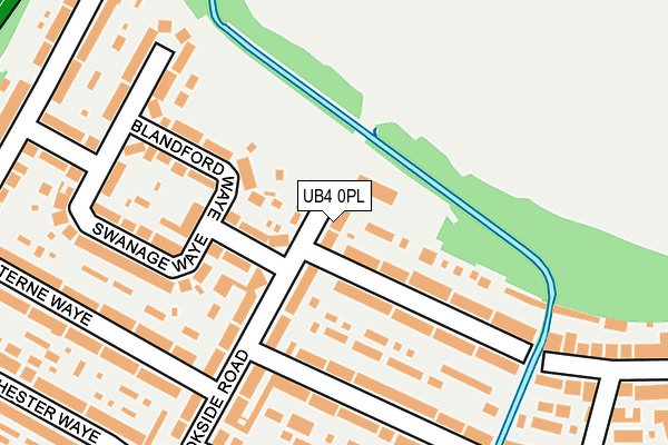 UB4 0PL map - OS OpenMap – Local (Ordnance Survey)