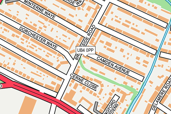 UB4 0PP map - OS OpenMap – Local (Ordnance Survey)