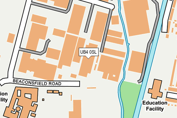 UB4 0SL map - OS OpenMap – Local (Ordnance Survey)