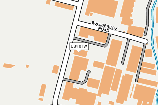 UB4 0TW map - OS OpenMap – Local (Ordnance Survey)