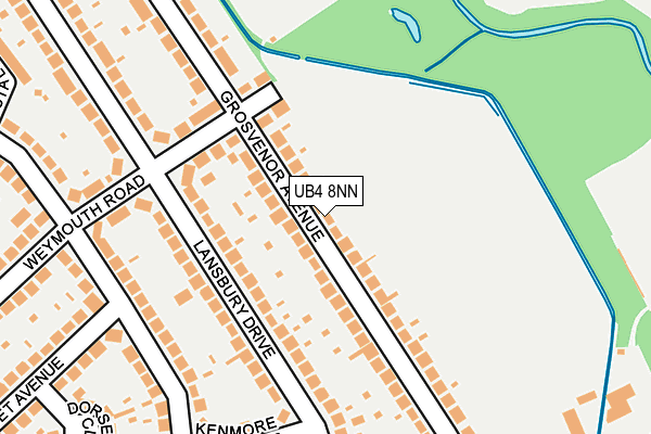 UB4 8NN map - OS OpenMap – Local (Ordnance Survey)