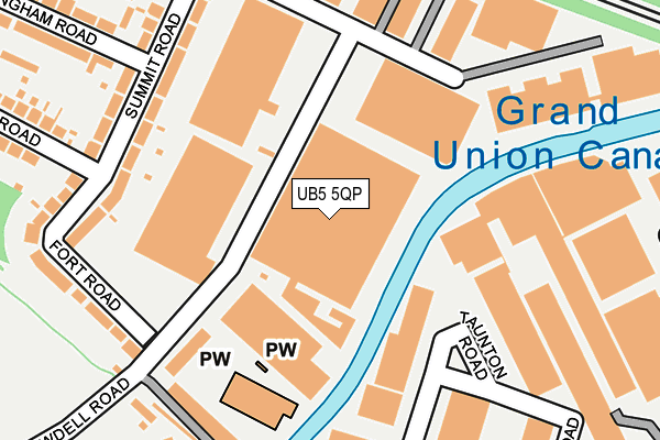 UB5 5QP map - OS OpenMap – Local (Ordnance Survey)