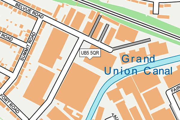UB5 5QR map - OS OpenMap – Local (Ordnance Survey)