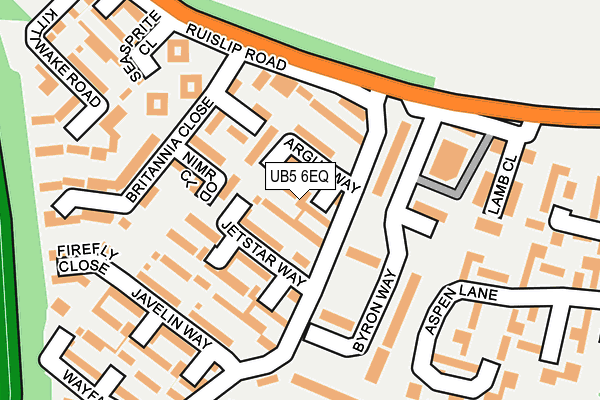 UB5 6EQ map - OS OpenMap – Local (Ordnance Survey)